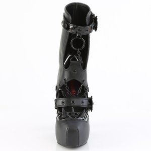 Gothic Skull Mary Jane High Heel Boots
